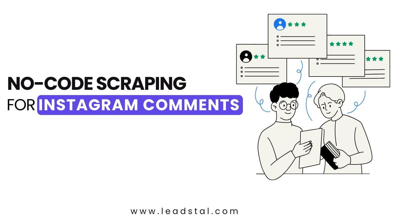 No-Code Scraping for Instagram Comments