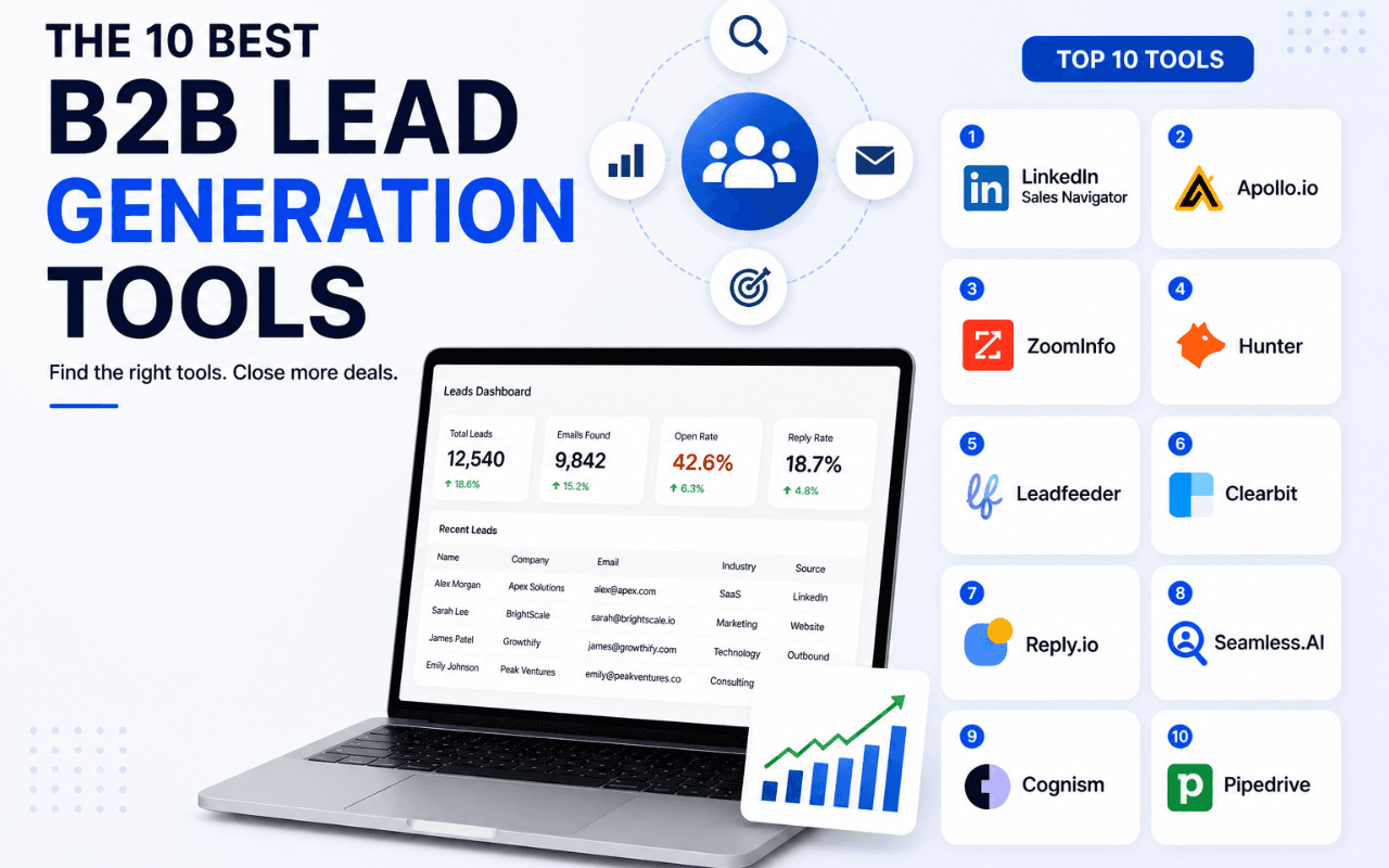 The 10 Best B2B Lead Generation Tools of 2026: The Complete Guide