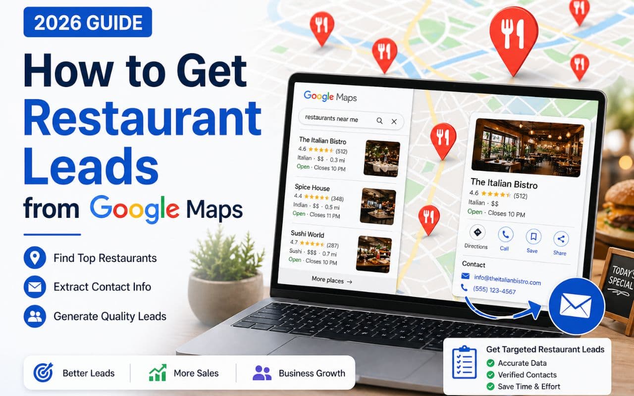 How to Get Restaurant Leads from Google Maps (2026 Guide)